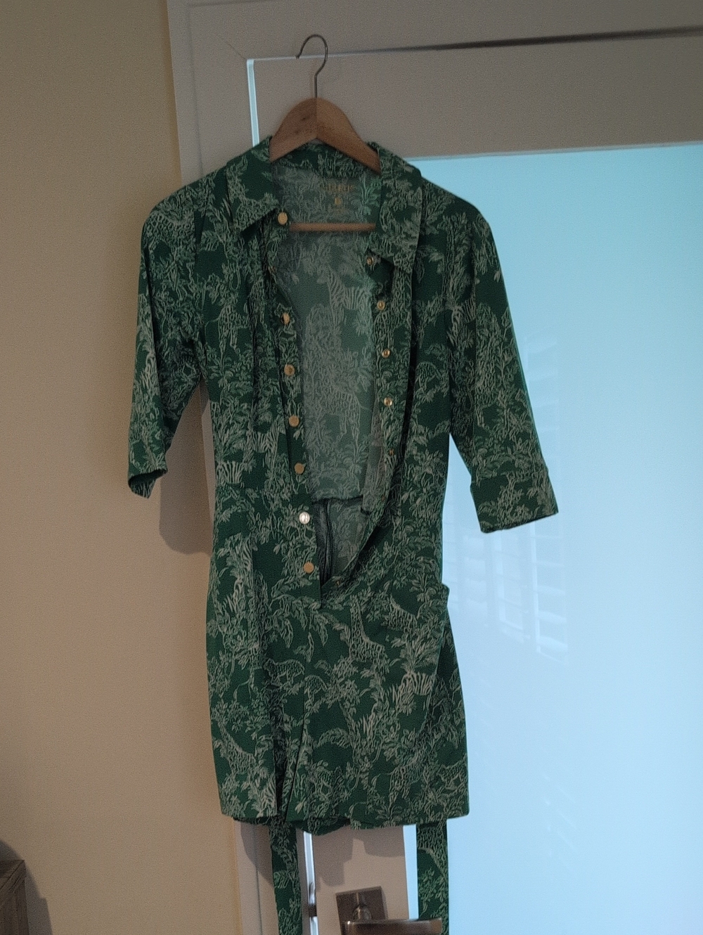 Lilly Pulitzer Green Printed Romper - Picture 2 of 4